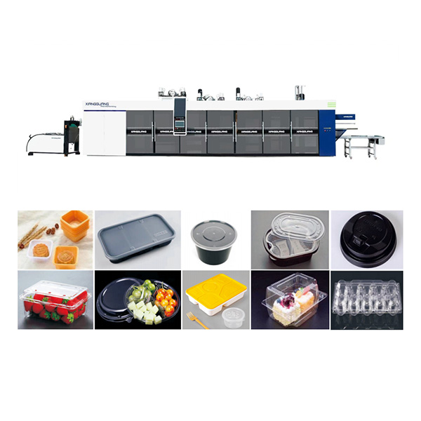 Máy hút định hình thành nhựa chân không tốc độ cao 4 trạm model XG-A